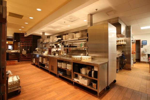 Ciatti's stainless steel kitchen
